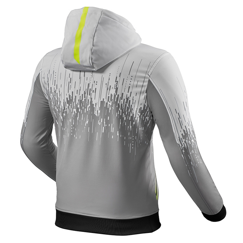 Chaqueta de moto Revit Quantum 2 WB gris-amarillo fluo liquidación