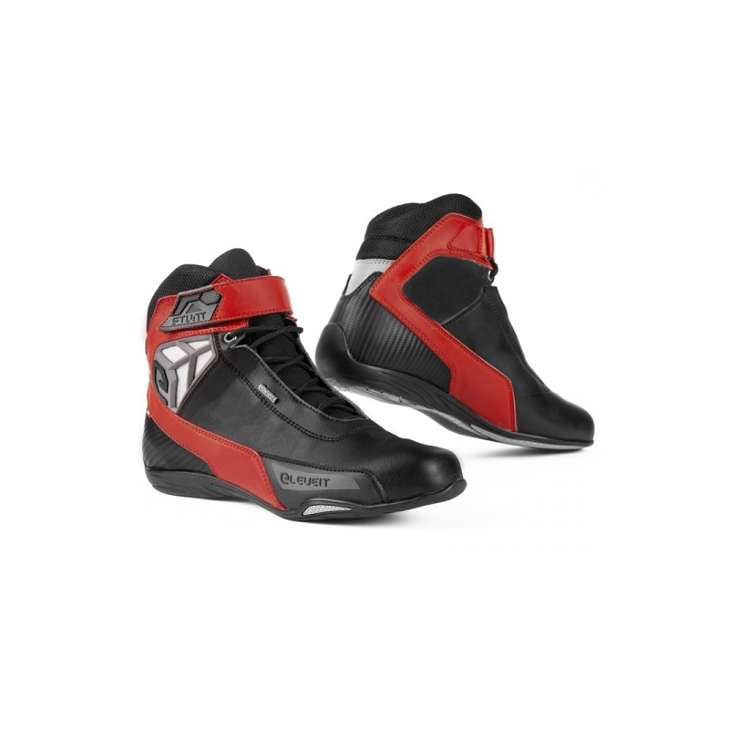 Boty na motorku Eleveit Stunt WP černo-červené výprodej