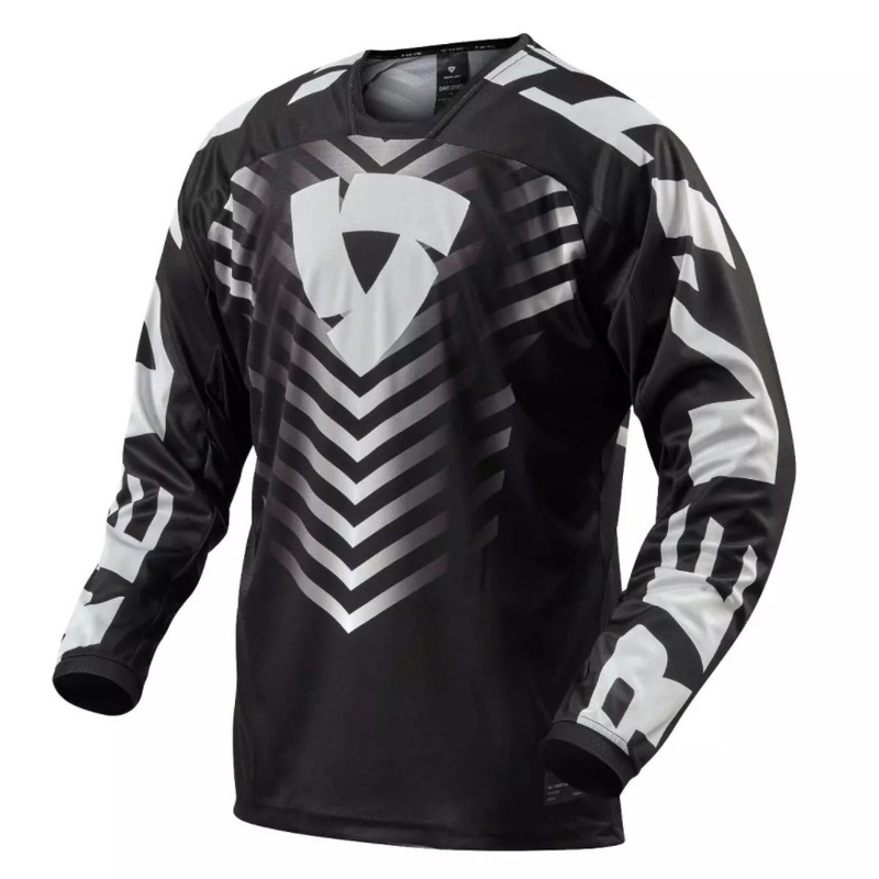Maillot motocross Revit Rough blanco y negro