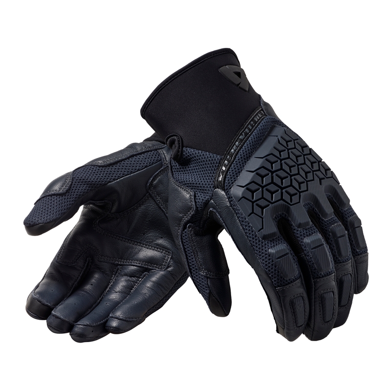 Guantes de moto Revit Caliber azul oscuro