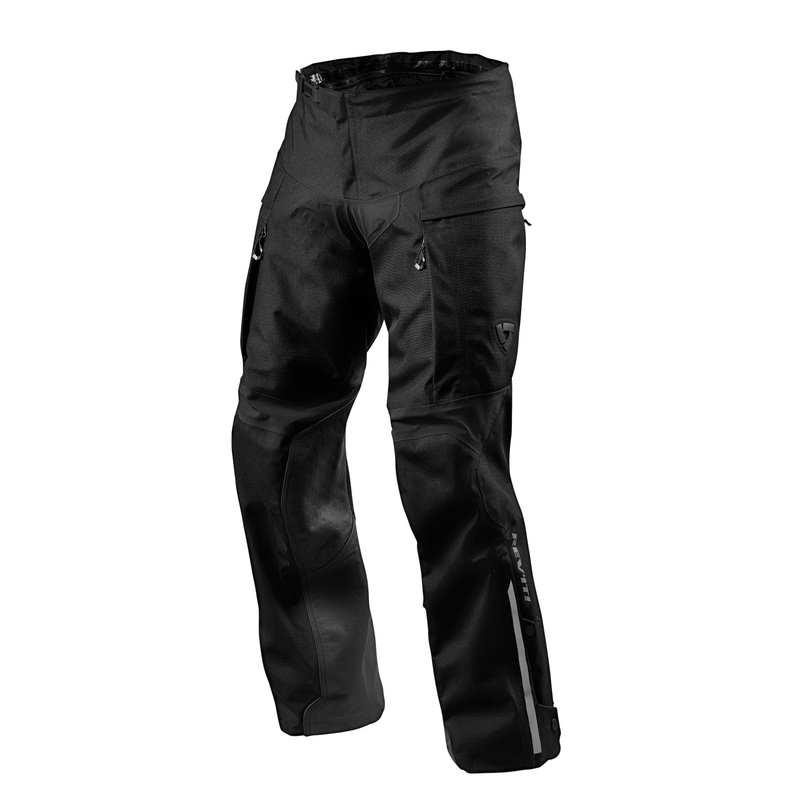 Pantalón de moto Revit Component H2O negro extendido