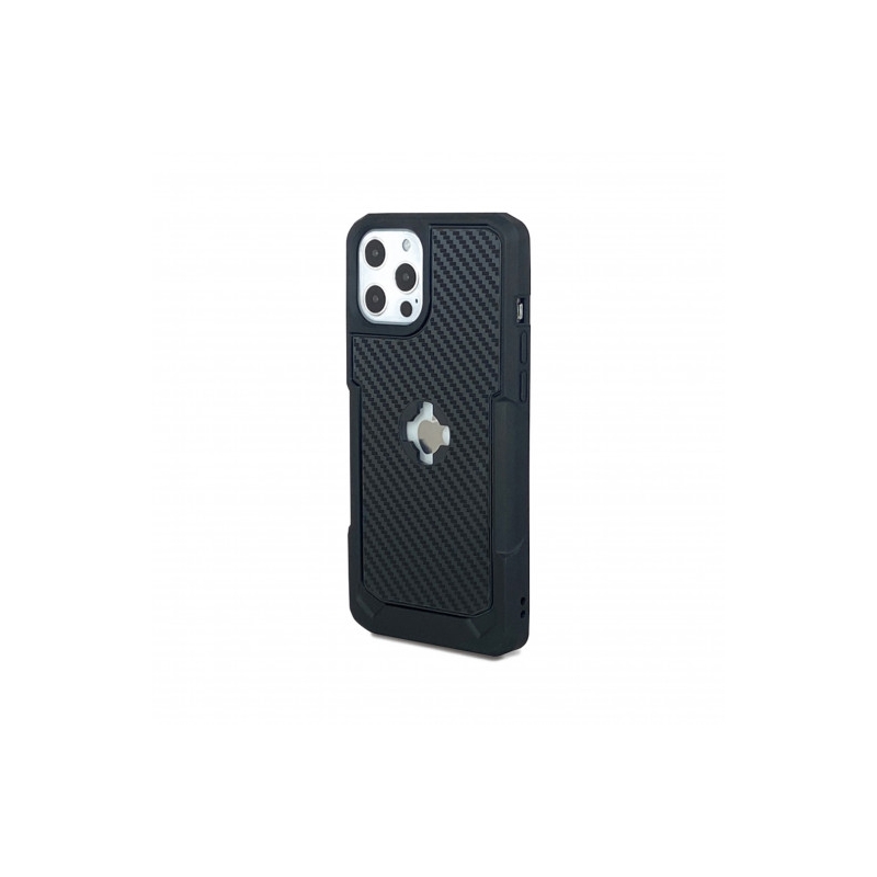 Kryt telefonu s držákem CUBE X-Guard pro Apple iPhone 12/12 Pro Max černý výprodej