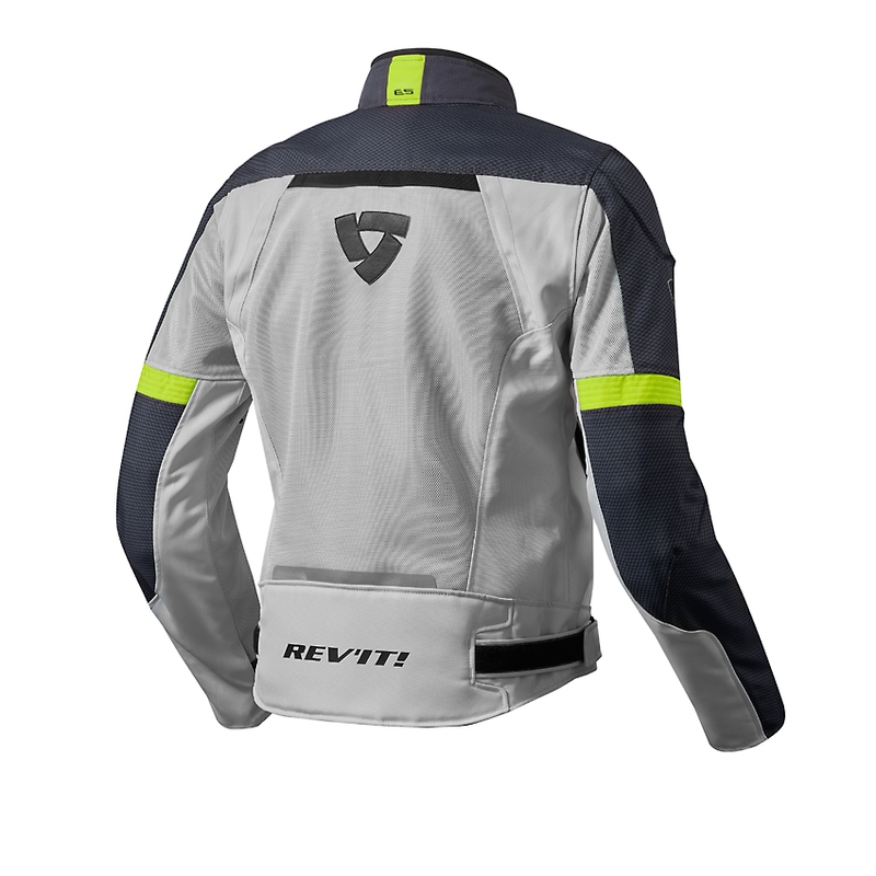Moto bunda Revit Airwave 2 stříbrno-fluo žlutá výprodej