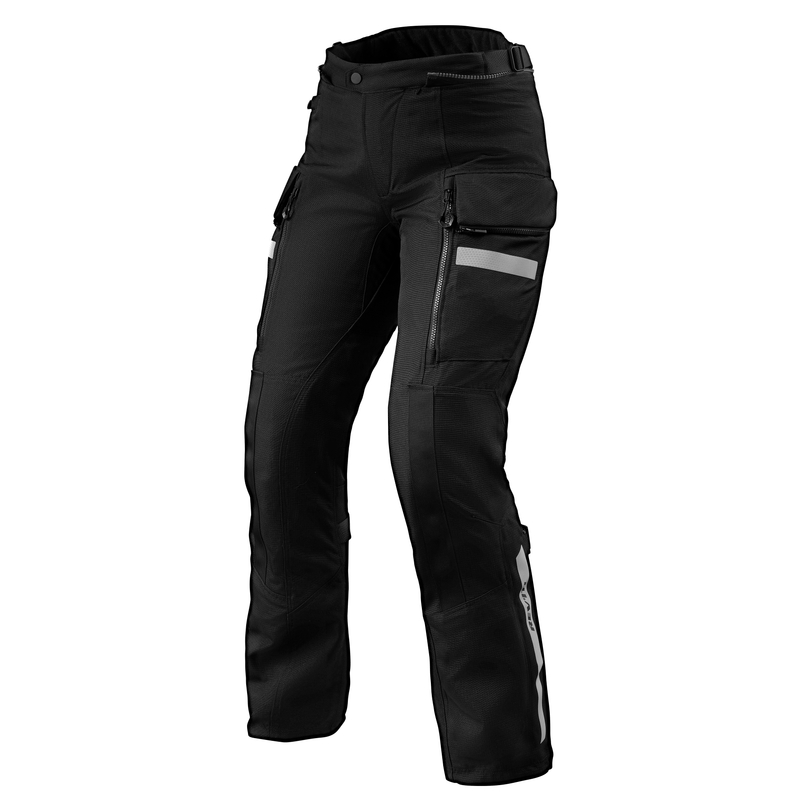 Pantalón de moto Revit Sand 4 H2O para mujer Negro liquidación