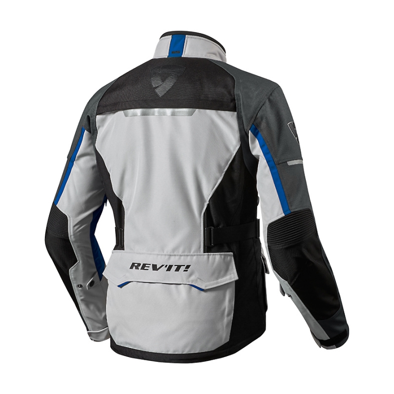 Moto bunda Revit Outback 2 stříbrno-modrá výprodej
