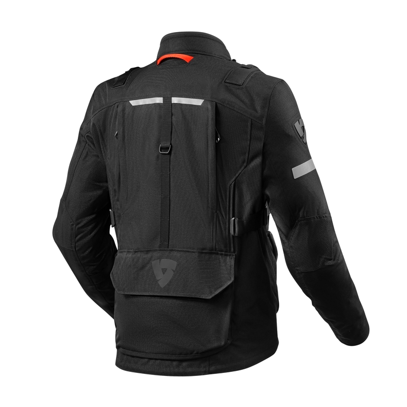 Chaqueta de moto Revit Sand 4 H2O negra liquidación