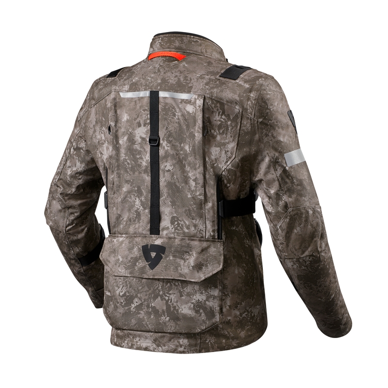 Chaqueta de moto Revit Sand 4 H2O marrón liquidación