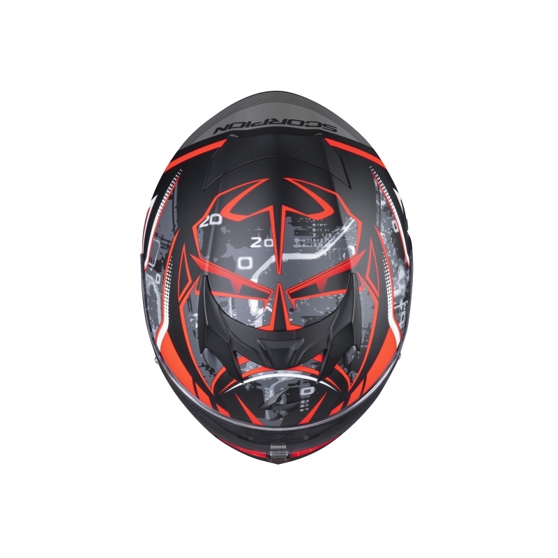 Integrální přilba Scorpion EXO-520 AIR Fabio Quartararo Replica oranžovo-černo-šedá