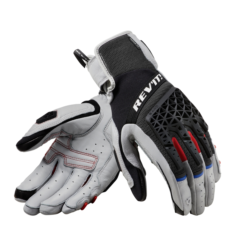 Guantes de moto Revit Sand 4 negro-gris para mujer liquidación