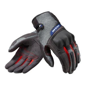 Guantes de moto Revit Volcano negro-gris liquidación