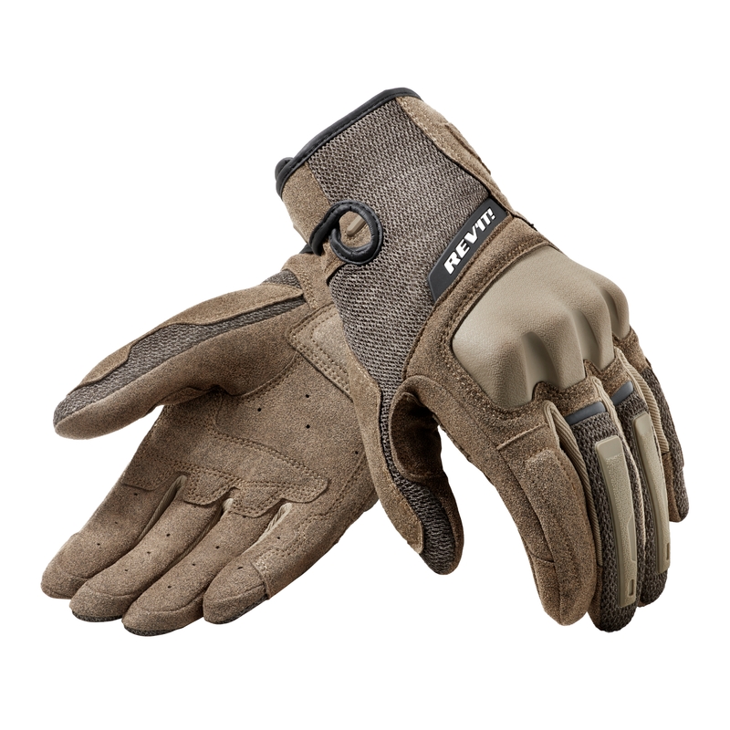 Guantes de moto Revit Volcano marrón liquidación