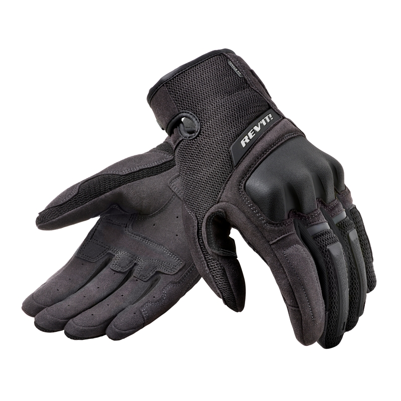 Guantes de moto Revit Volcano para mujer Negro liquidación
