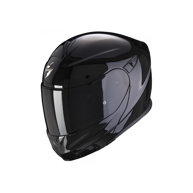 Casco abatible Scorpion EXO-920 Evo Solid negro brillante