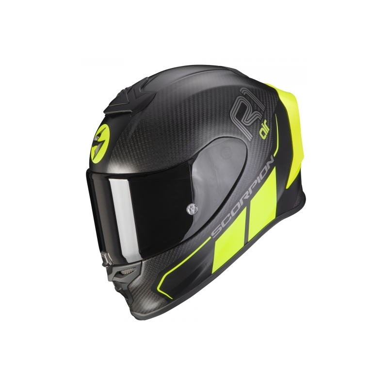 Integrální přilba Scorpion EXO-R1 Carbon Air Corpus II černo-fluo žlutá