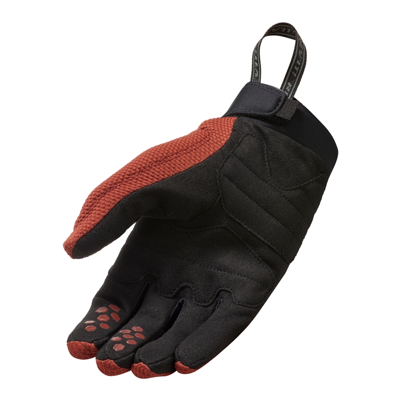 Guantes de moto Revit Massif rojo burdeos