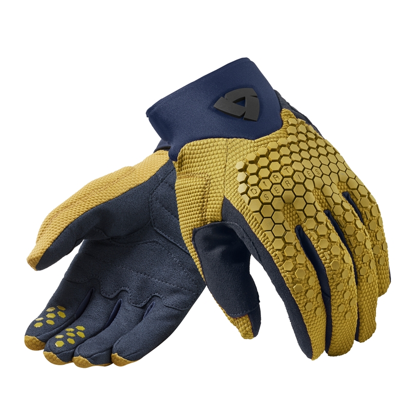 Guantes de moto Revit Massif amarillo ocre