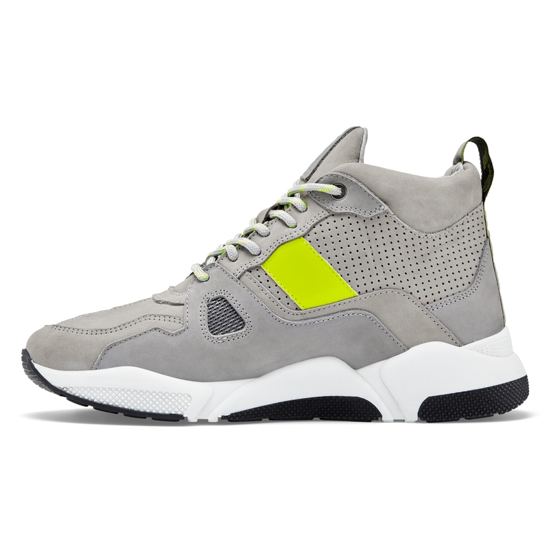 Zapatillas de moto Revit Astro gris-beige-amarillo fluo liquidación