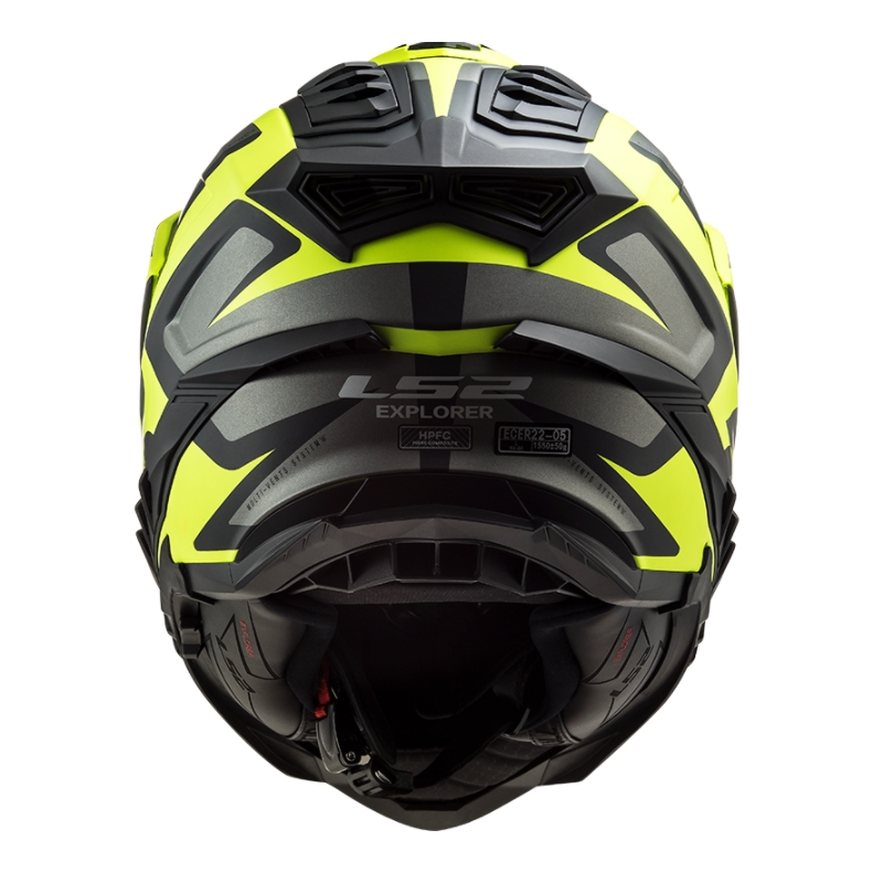 Casco Enduro LS2 MX701 Explorer Alter negro-gris-amarillo fluo