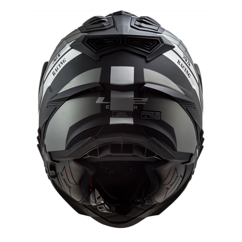 Casco Enduro LS2 MX701 Explorer Atlantis negro-gris-blanco