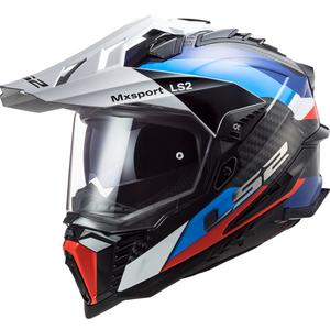 Casco Enduro LS2 MX701 Explorer C Frontier negro-azul-blanco