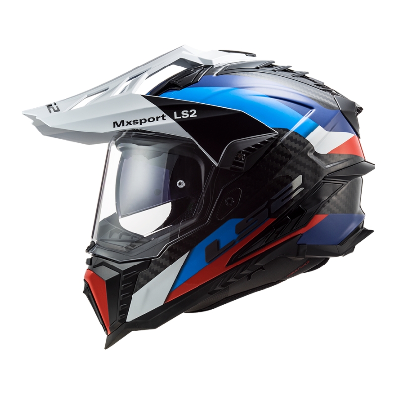 Casco Enduro LS2 MX701 Explorer C Frontier negro-azul-blanco