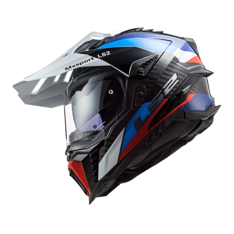 Casco Enduro LS2 MX701 Explorer C Frontier negro-azul-blanco