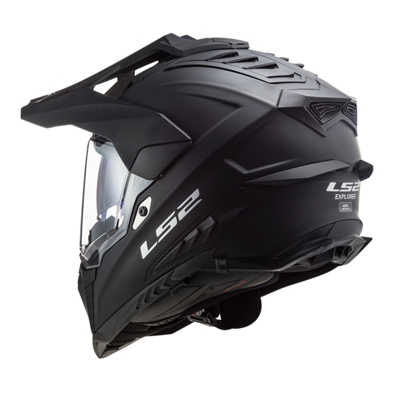 Casco Enduro LS2 MX701 Explorer Negro Sólido