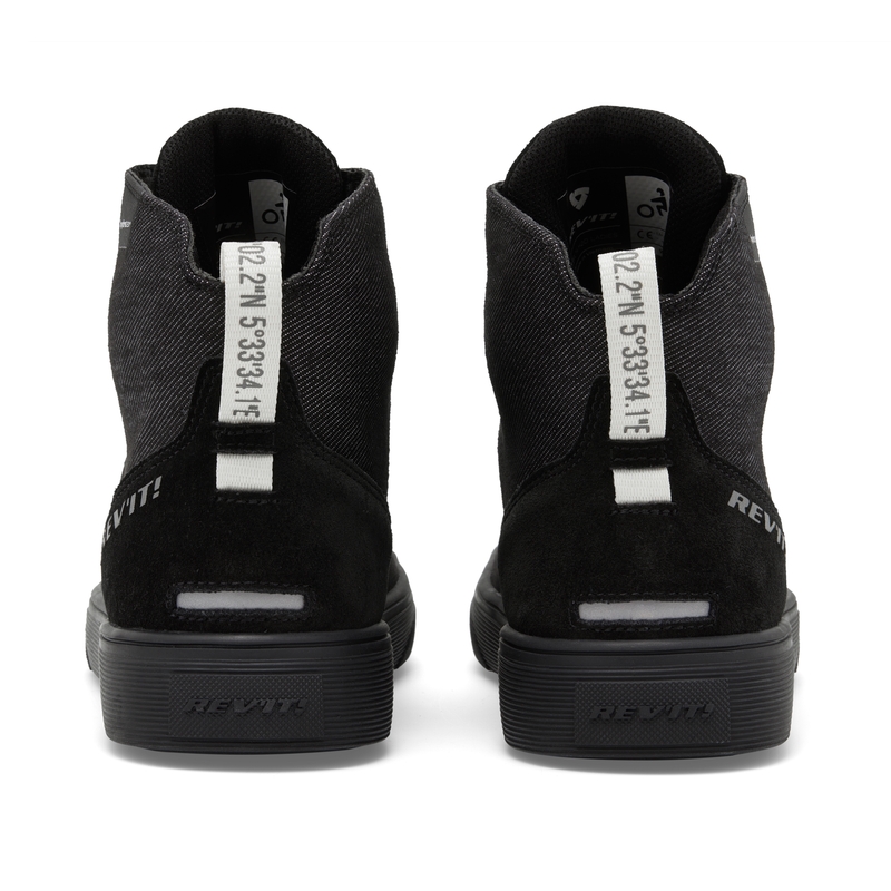Botas de mujer para moto Revit Delta H2O negras