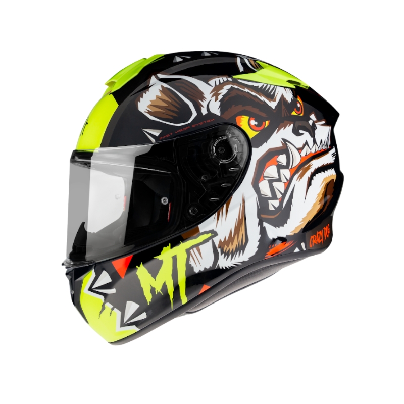 Integrální přilba na motorku MT Targo Crazy Dog černá