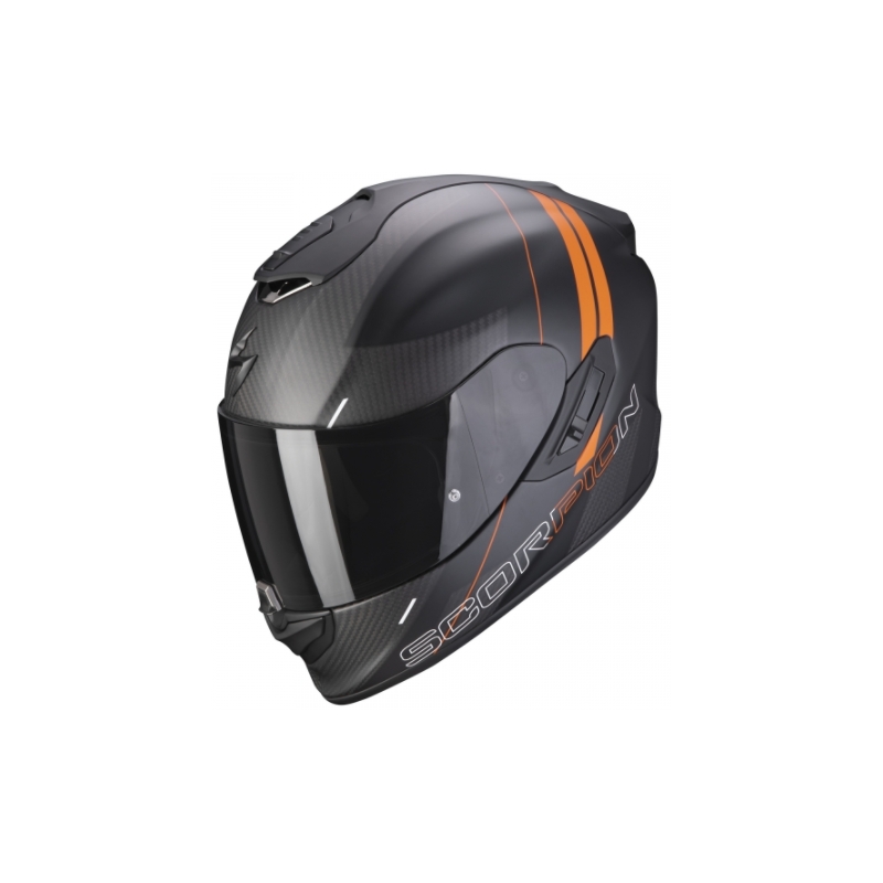 Casco integral Scorpion EXO-1400 Carbon Air Drik negro-naranja