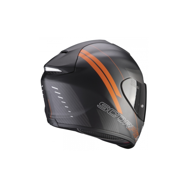 Casco integral Scorpion EXO-1400 Carbon Air Drik negro-naranja