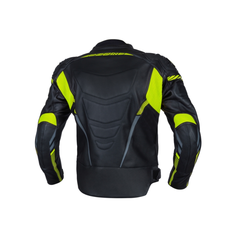 Bunda na motorku Ozone RS600 černo-fluo žlutá