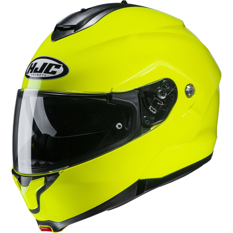 Vyklápěcí přilba na motorku HJC C91 fluo zelená