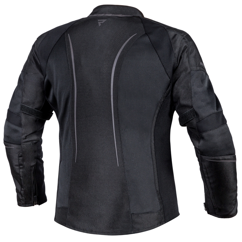 Chaqueta de moto para mujer Rebelhorn Flux Negra liquidación