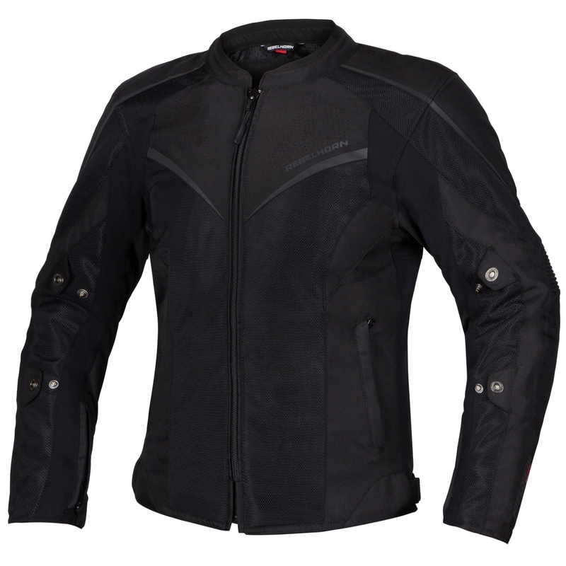 Chaqueta de moto para mujer Rebelhorn Hiflow IV Negra liquidación