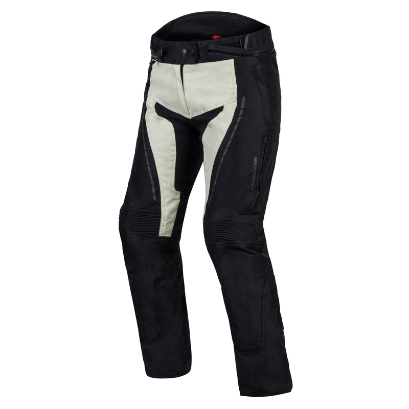 Pantalones moto mujer Rebelhorn Hiker III negro-gris liquidación