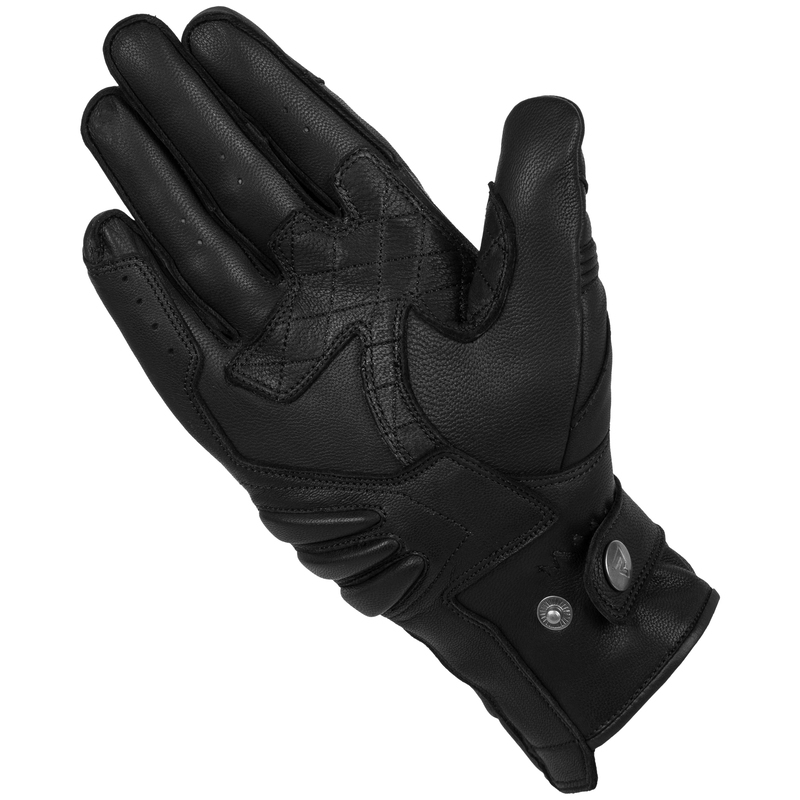 Guantes de moto negros Rebelhorn Hunter liquidación