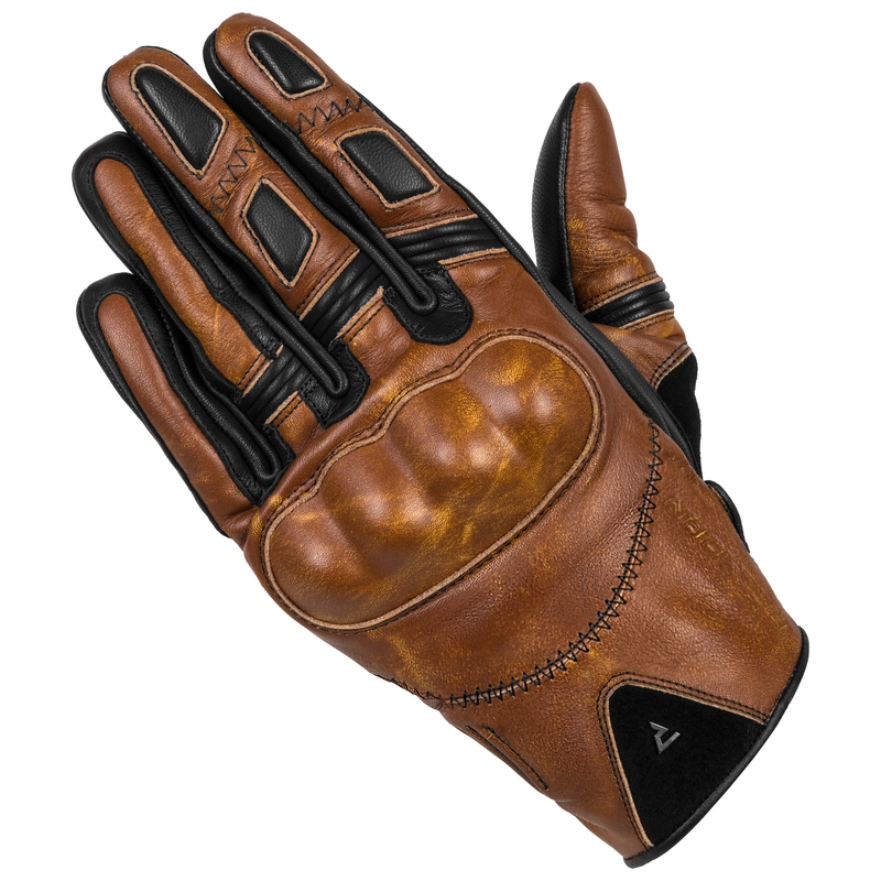 Guantes de moto Rebelhorn Thug II marrón claro liquidación
