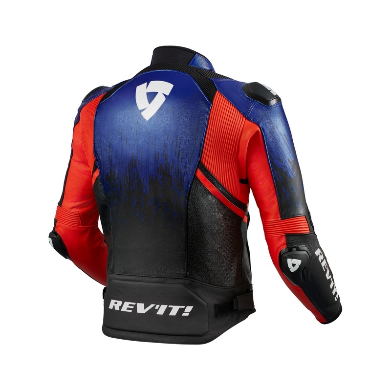 Bunda na motorku Revit Quantum 2 modro-fluo červená výprodej