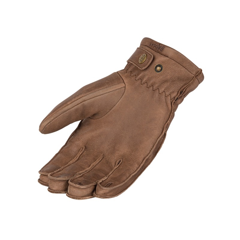 Guantes de moto para mujer BROGER Alaska marrón liquidación