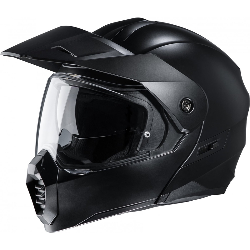 Casco de moto abatible HJC C80 negro mate liquidación