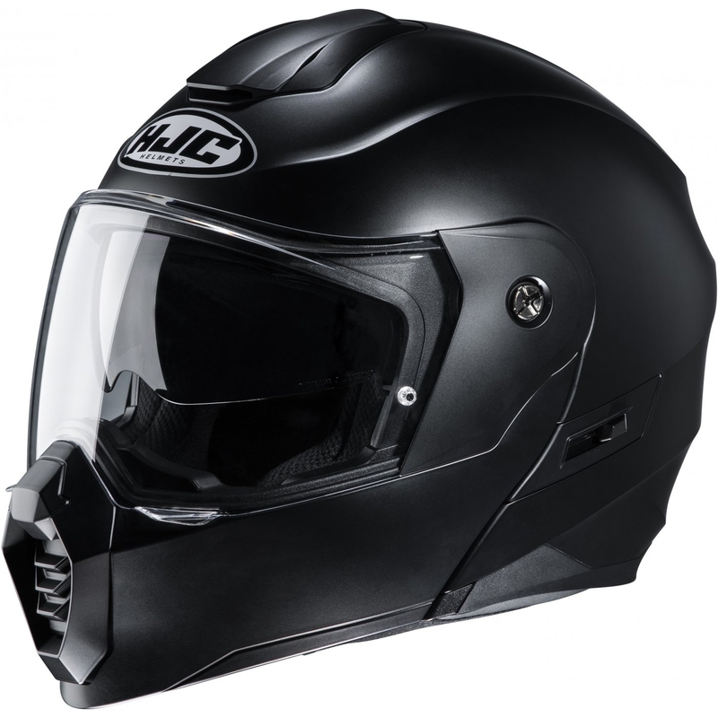 Casco de moto abatible HJC C80 negro mate liquidación