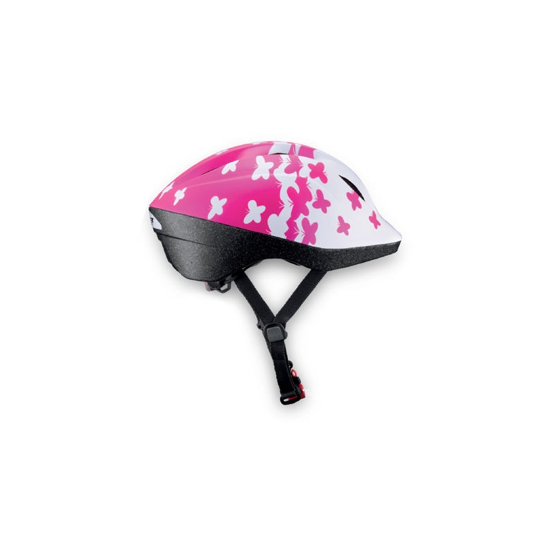 Casco de bicicleta infantil MET Buddy blanco-rosa liquidación