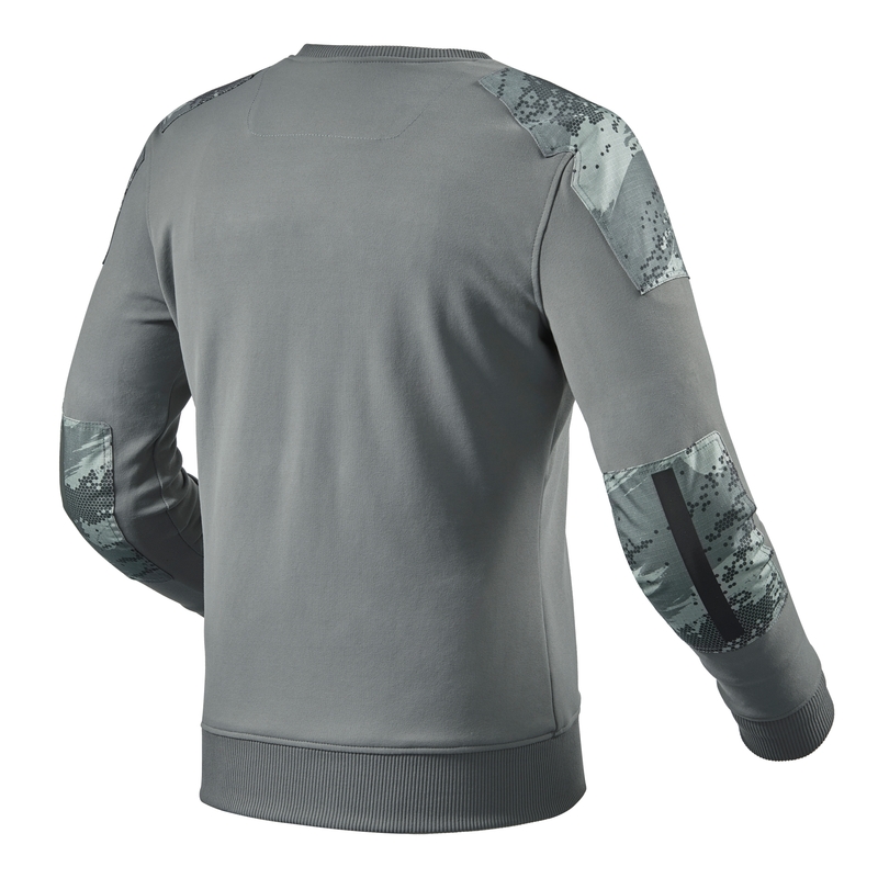 Sudadera con capucha para moto Revit Whitby gris liquidación