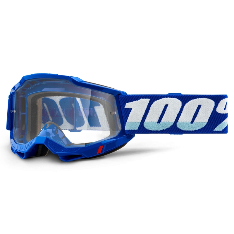 Gafas de motocross 100% ACCURI 2 azul (plexi transparente)