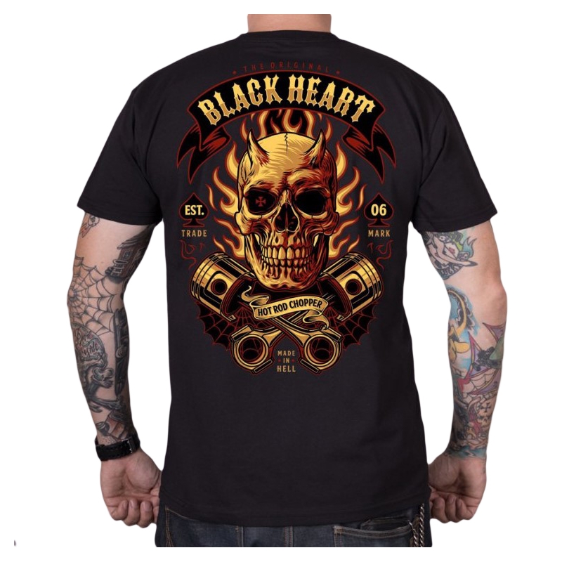Camiseta hombre Black Heart Hell Niño