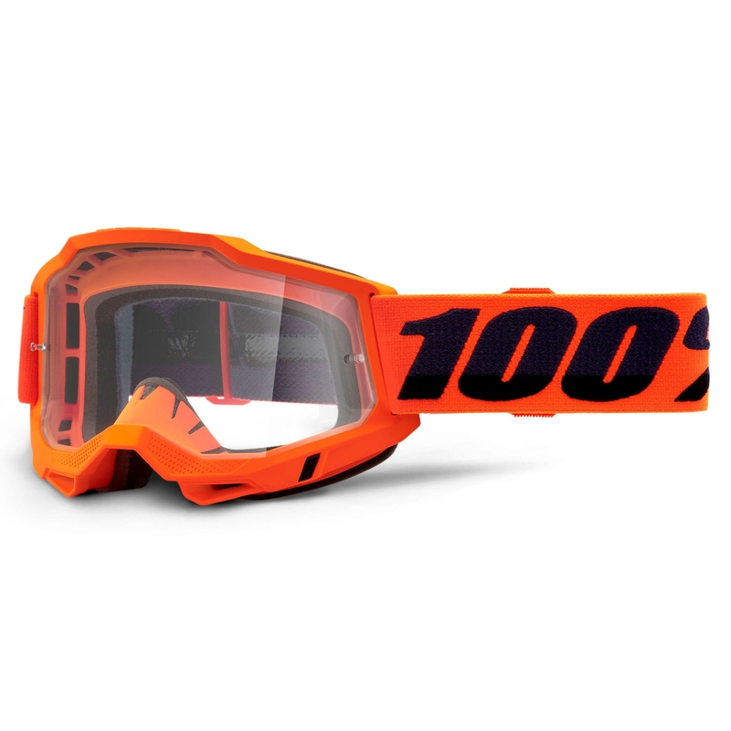Gafas de motocross 100% ACCURI 2 naranja (plexi transparente)