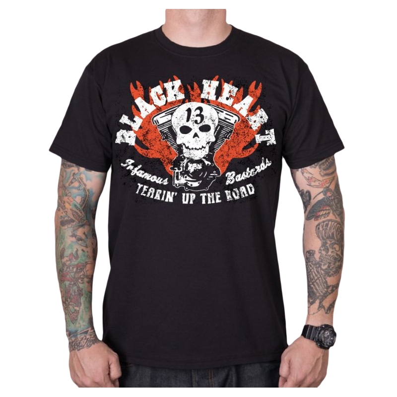 Camiseta hombre Black Heart Flathead