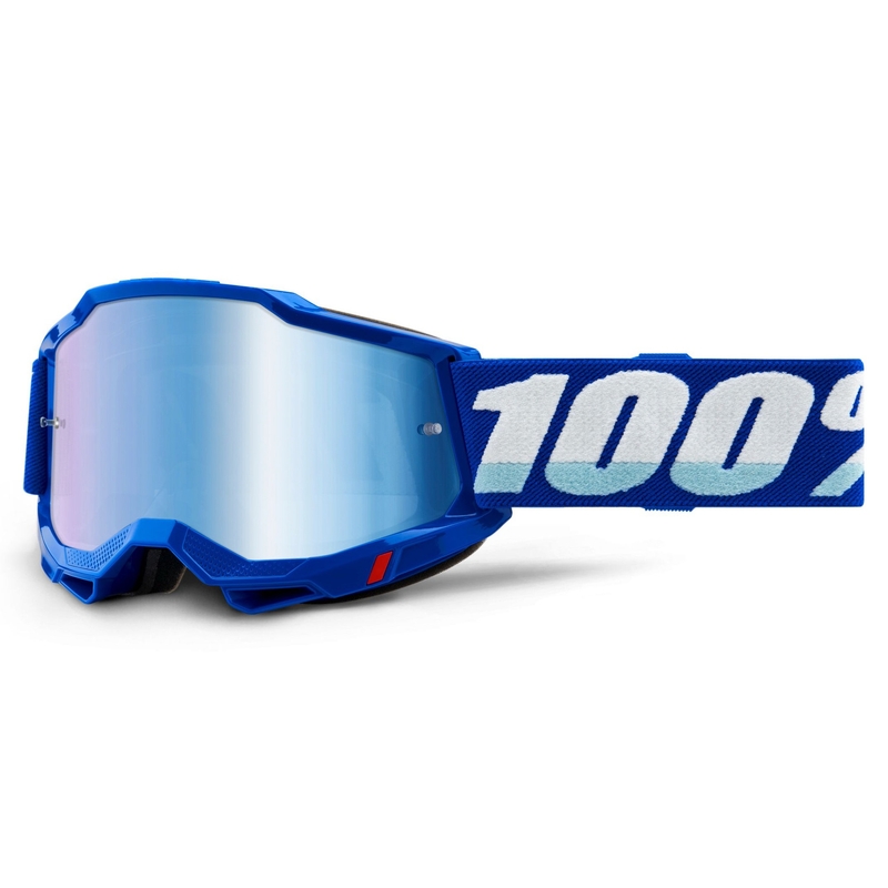 Gafas de motocross 100% ACCURI 2 azul (plexi azul espejado)