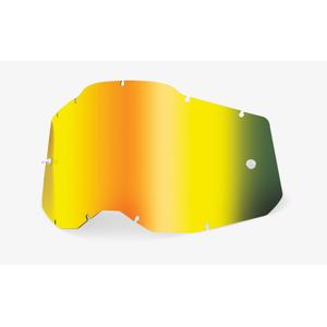 Plexi 100% Racecraft 2/Accuri 2/Strata 2 espejo dorado (Antivaho)